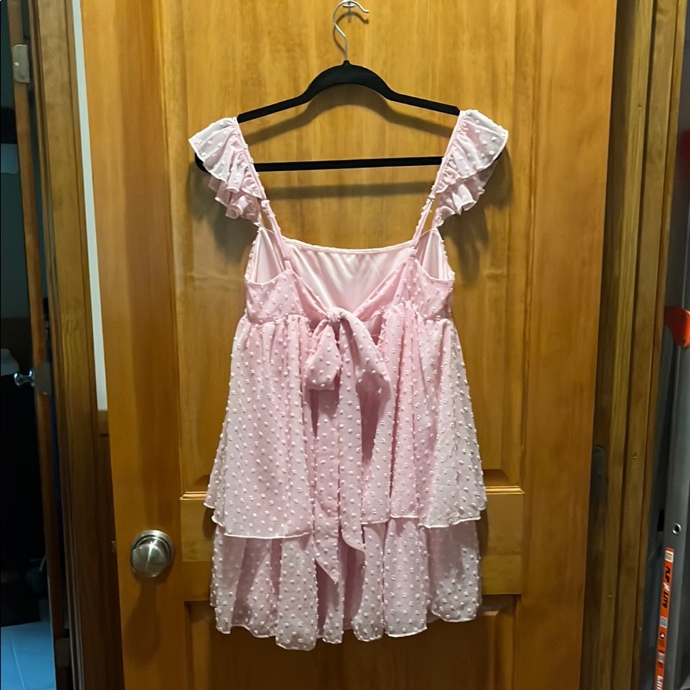 Pink Ruffled Dress - Picture 2 of 5